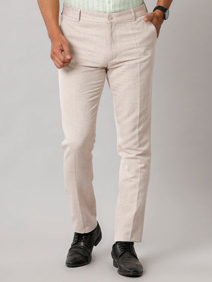 Men Linen Cotton Sandal Pant with Trim Fit LC6