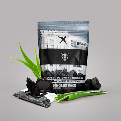 PAC Studio Travel With Me Charcoal Wipes