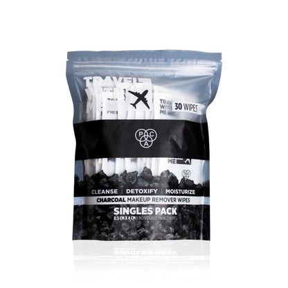 PAC Studio Travel With Me Charcoal Wipes (Singles)
