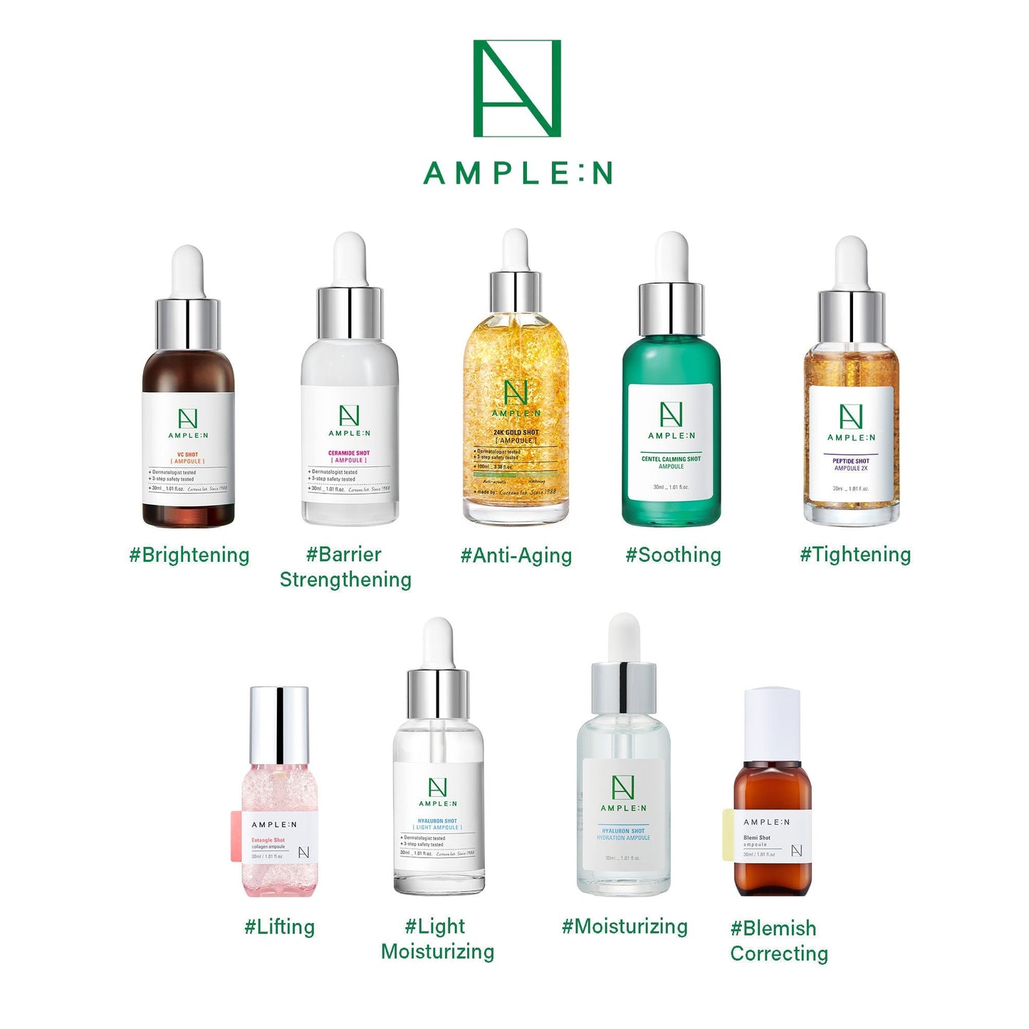 AMPLE:N Centel Calming Shot Ampoule