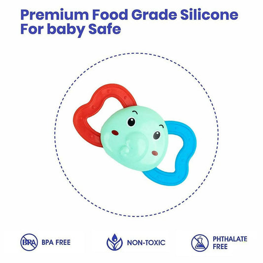 Cable World Colourful Plastic Non Toxic Attractive Rattle Combo