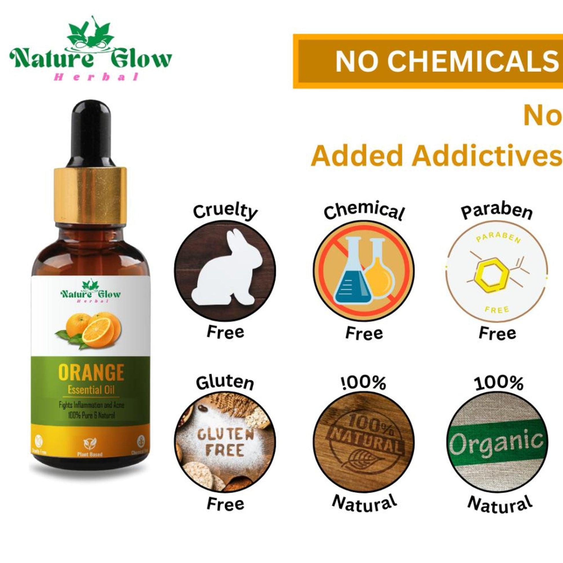 Nature Glow Herbal Orange Essential Oil