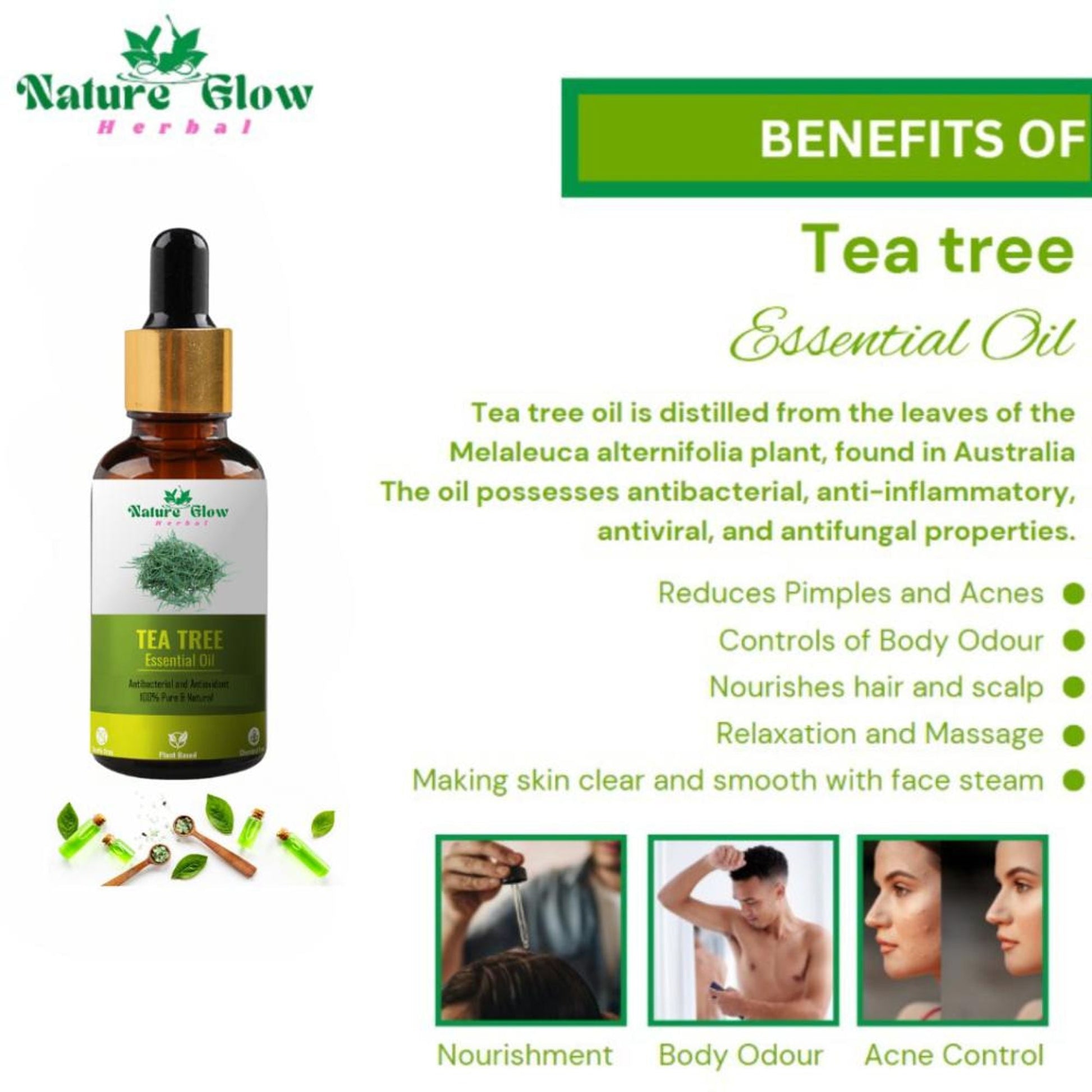 Nature Glow Herbal Nature Tea Tree Essential Oil