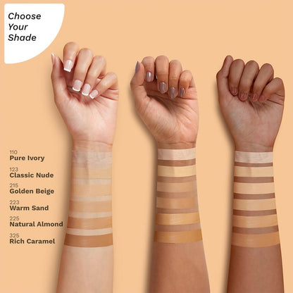 Pilgrim Dream Matte Serum Foundation With Matte & Poreless All Day Coverage Lightweight - Pure Ivory