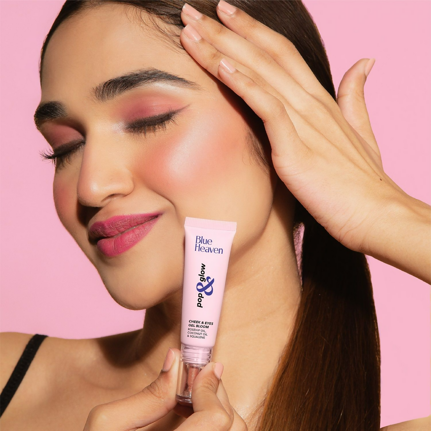 Blue Heaven Pop & Glow Blush - Coral Flash