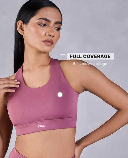 Crostini Full Coverage Sports Bra Tulipwood