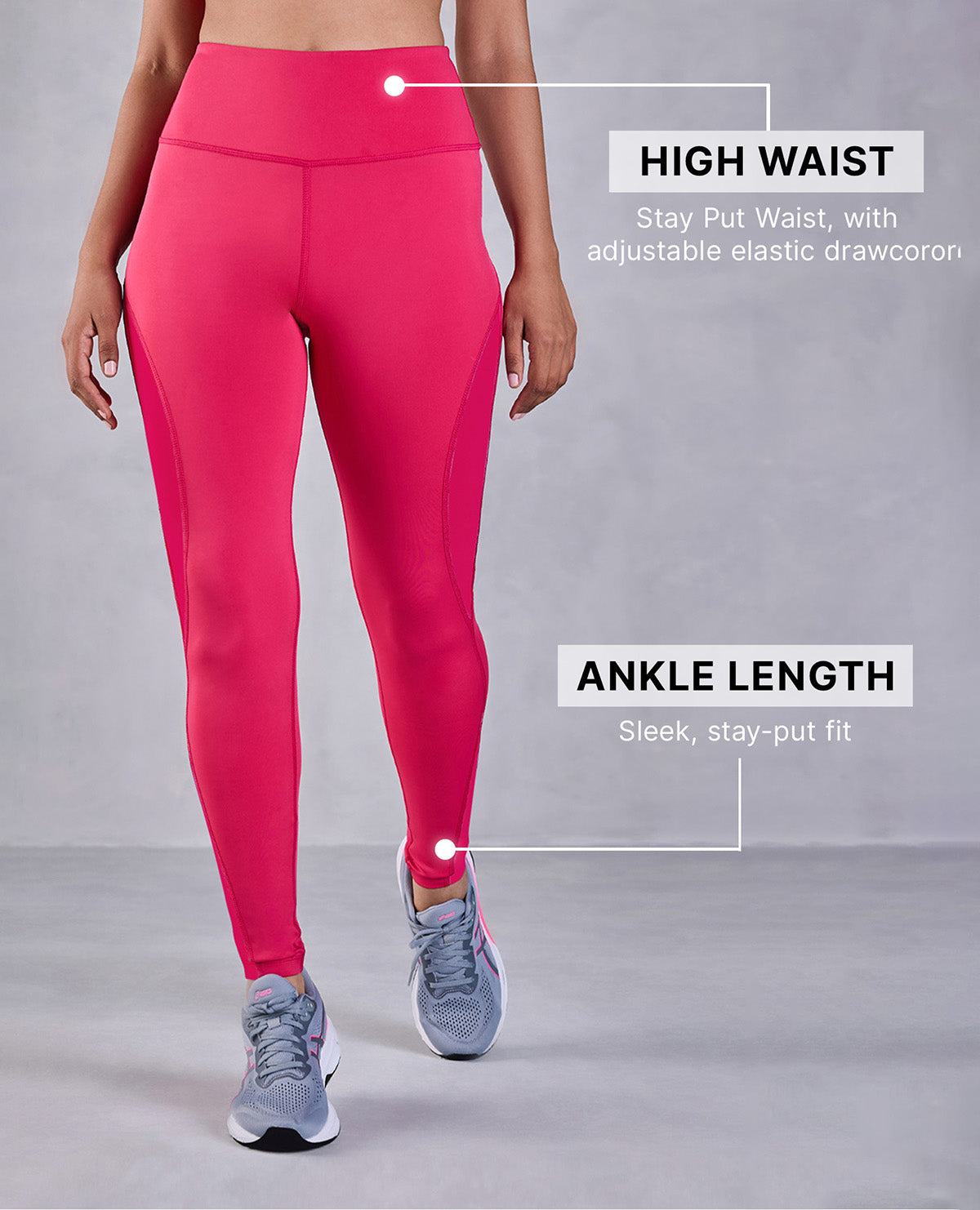 Kica High-Rise Athletic Leggings in Kica SKN Fabric