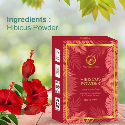 Nuerma Science Hibiscus Bio Organic Powder For Hair & Skin