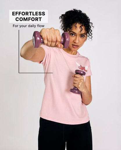 Cotton Everyday Essential Top Pink