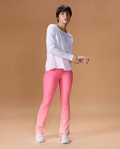 Cotton Yoga Full Sleeve Top White