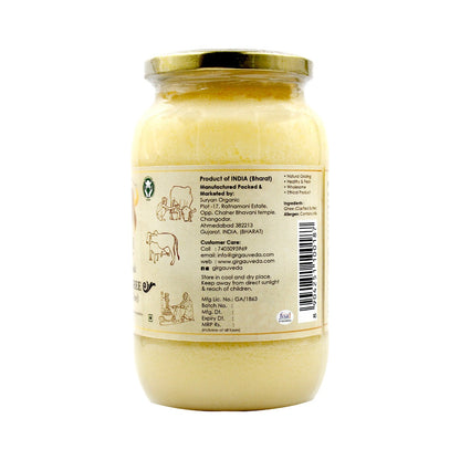 Gir Ahinsak Gau Ghee (A2) Bilona - A2 Ghee, Traditional Bilona Ghee, Desi Pure Breed Gir Gaumata (A2)
