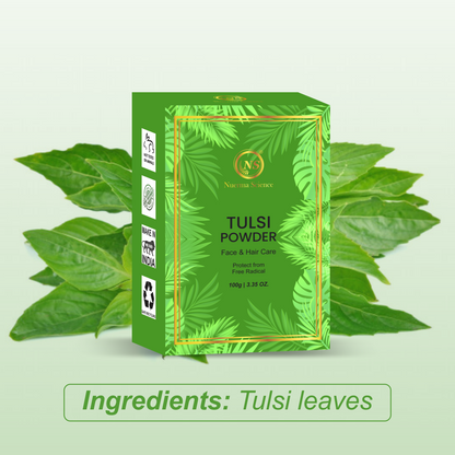 Nuerma Science Tulsi Natural Powder For Face & Hair Care