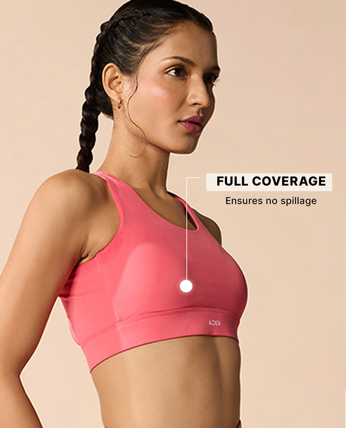 Crostini Full Coverage Sports Bra Apple