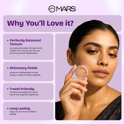 MARS Cosmetics Starlit Pot Eyeshadow - 01