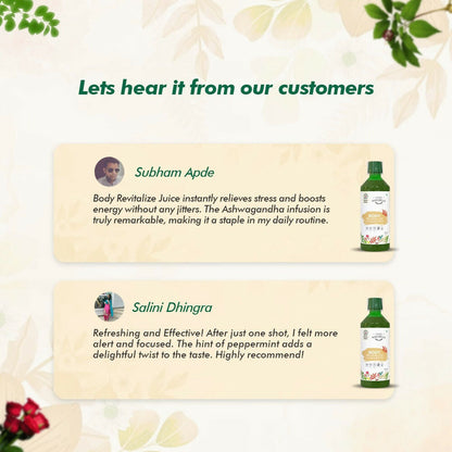 Farm Naturelle Body Revitalizer Juice - Ayurvedic Formula for Energy and Vitality