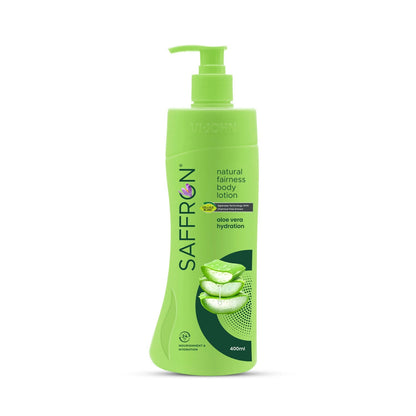 VI-JOHN Saffron Natural Fairness Body Lotion Aloe Vera Hydration For All Skin Types