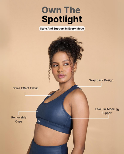 Liquid Medium Support Sports Bra