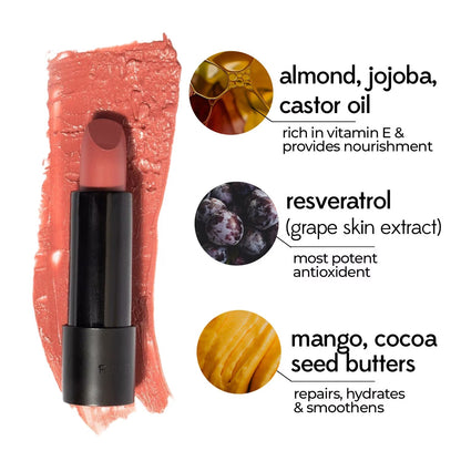 Ruby's Organics Lipstick - Rhubarb