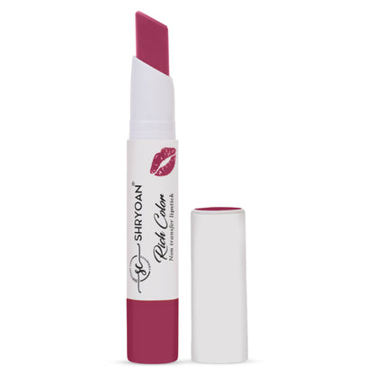 Shryoan Rich Color Non-Transfer Long Stay Creamy Lipstick - Grape Fruit 15 - Mud Cake - 01