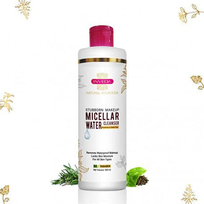 Inveda Stubborn Makeup Micellar Water Cleanser