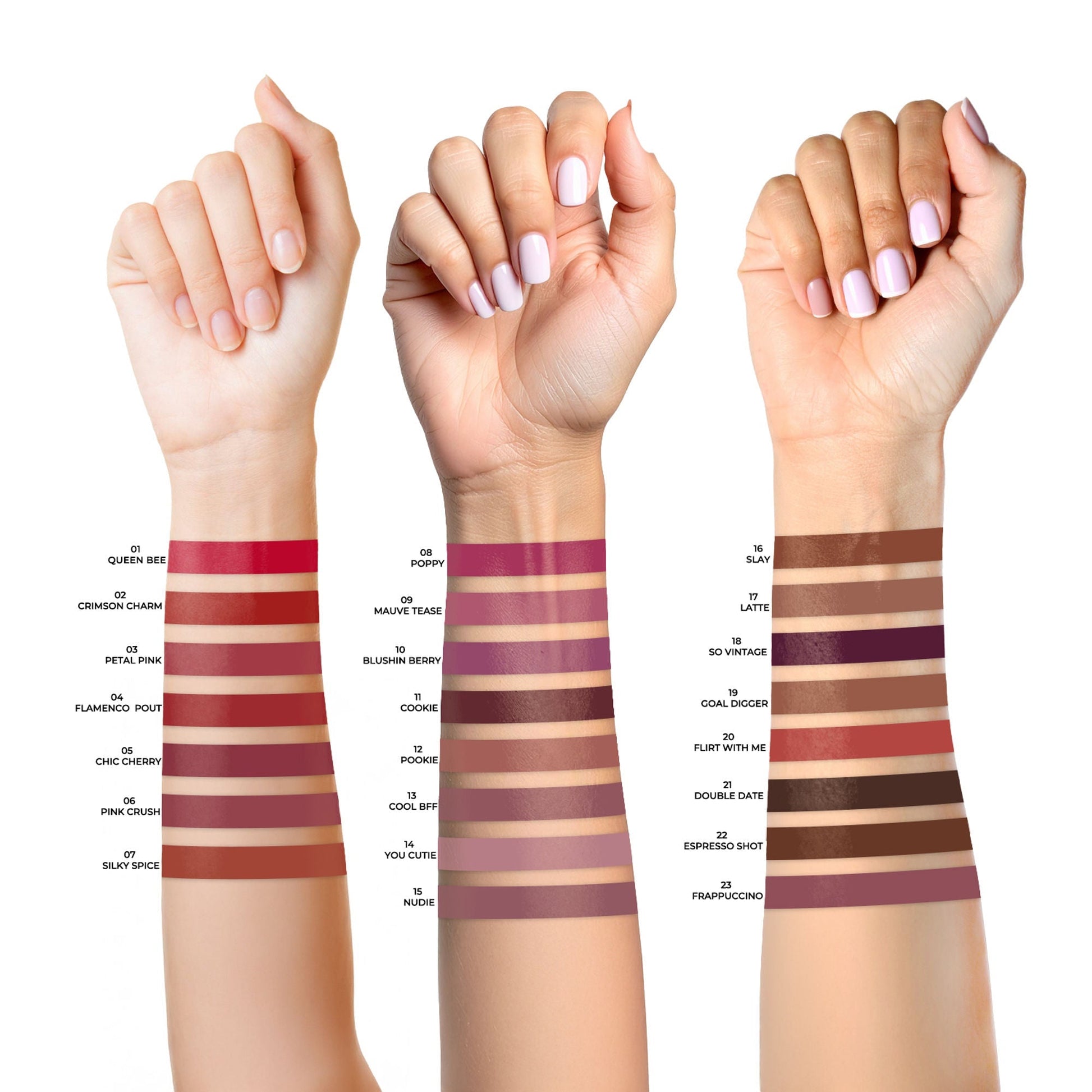 Miss Claire Envy Kiss Non Transfer Lipstick - 21 Double Date