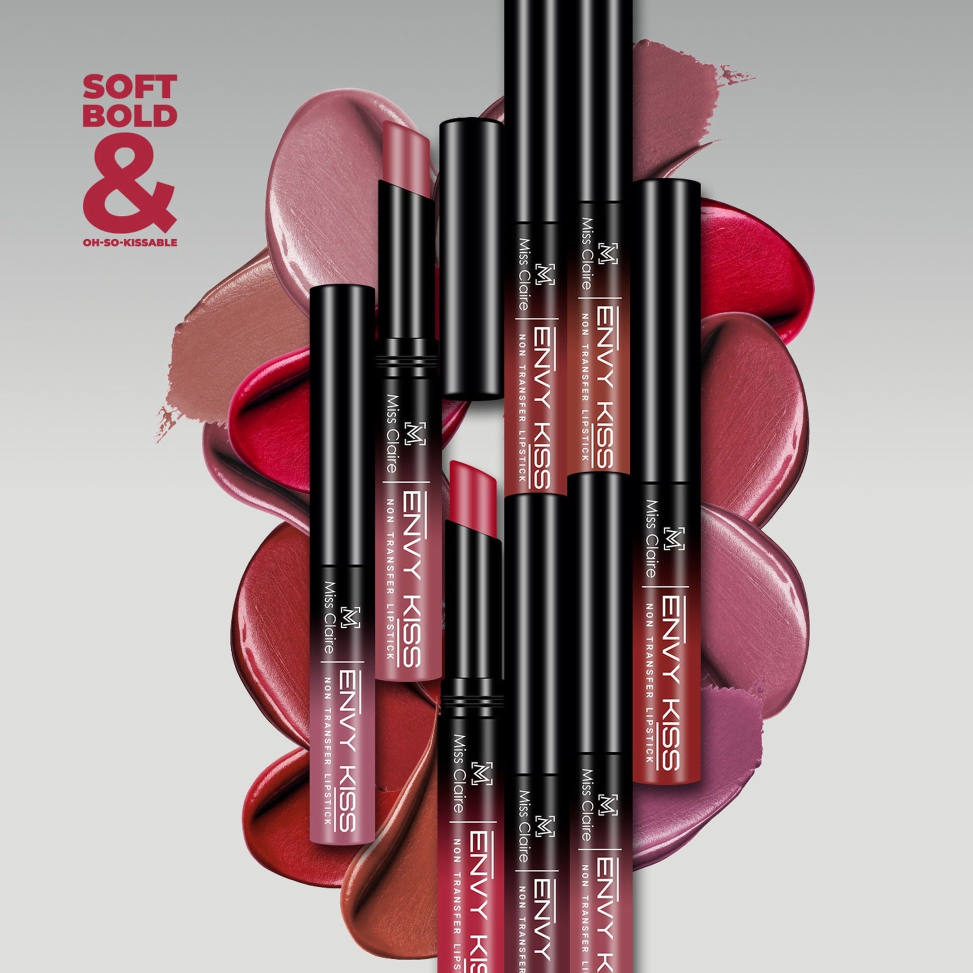 Miss Claire Envy Kiss Non Transfer Lipstick - 22 Espresso Shot