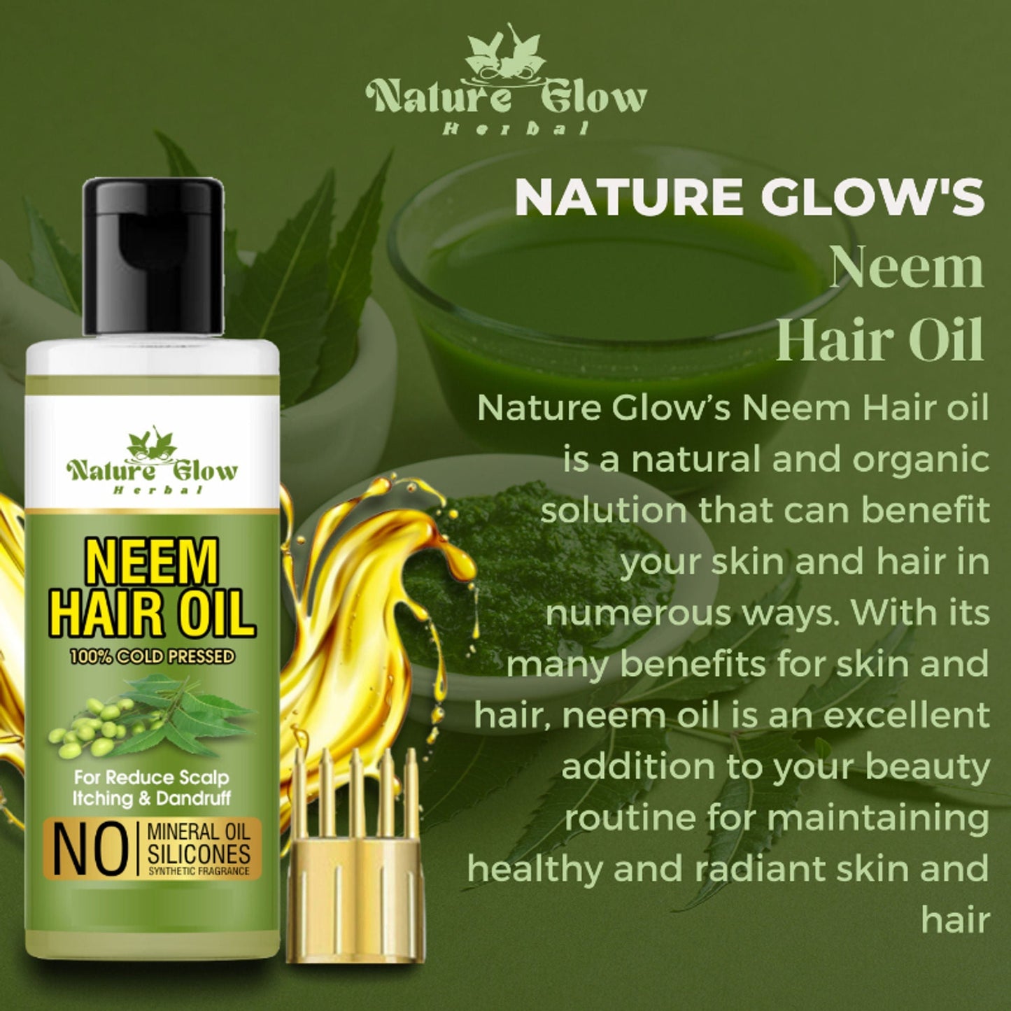 Nature Glow Herbal Neem Hair Oil