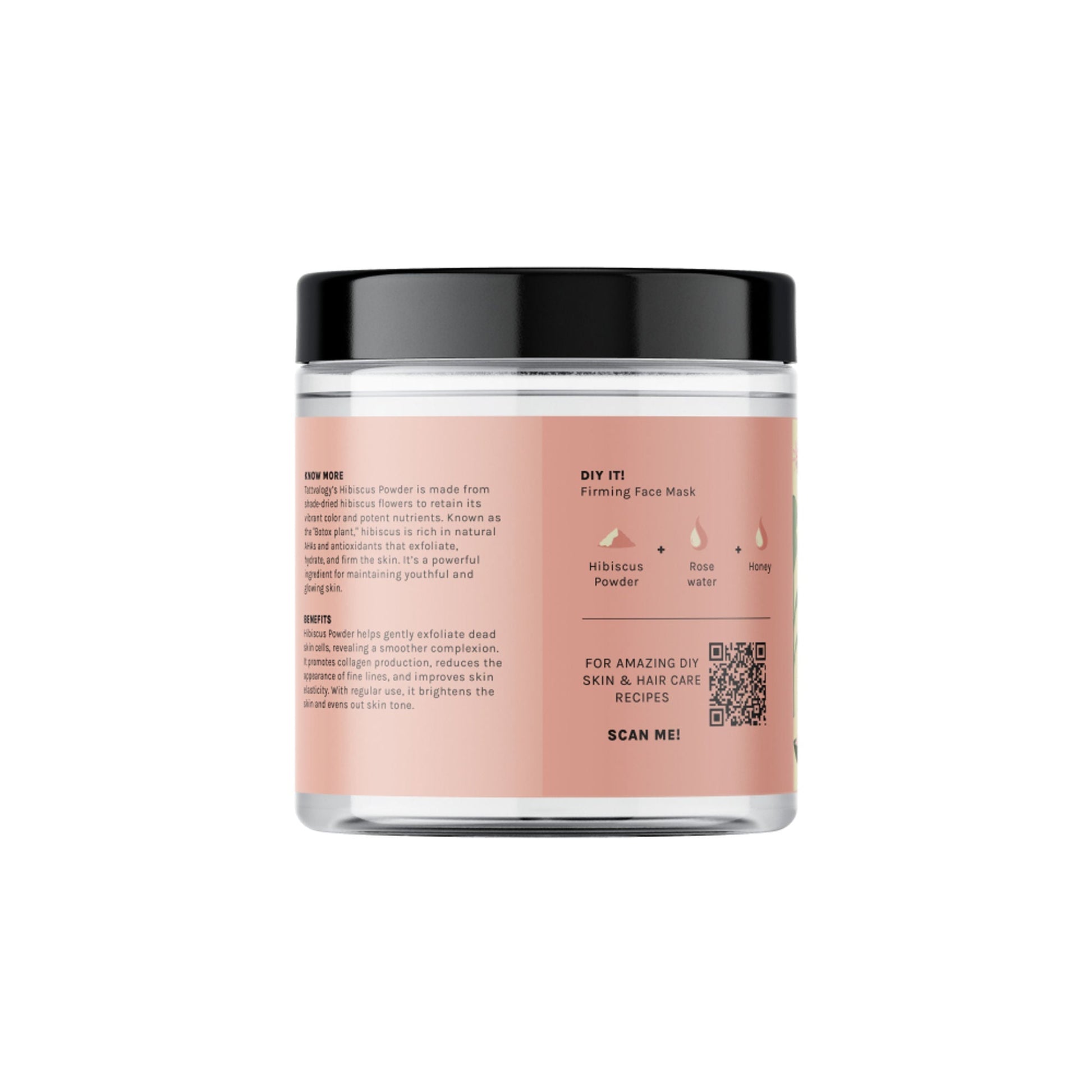 Tattvalogy Hibiscus Powder-Strengthens Hair Follicles, Anti-Aging Pack for Natural Skin & Hair Care