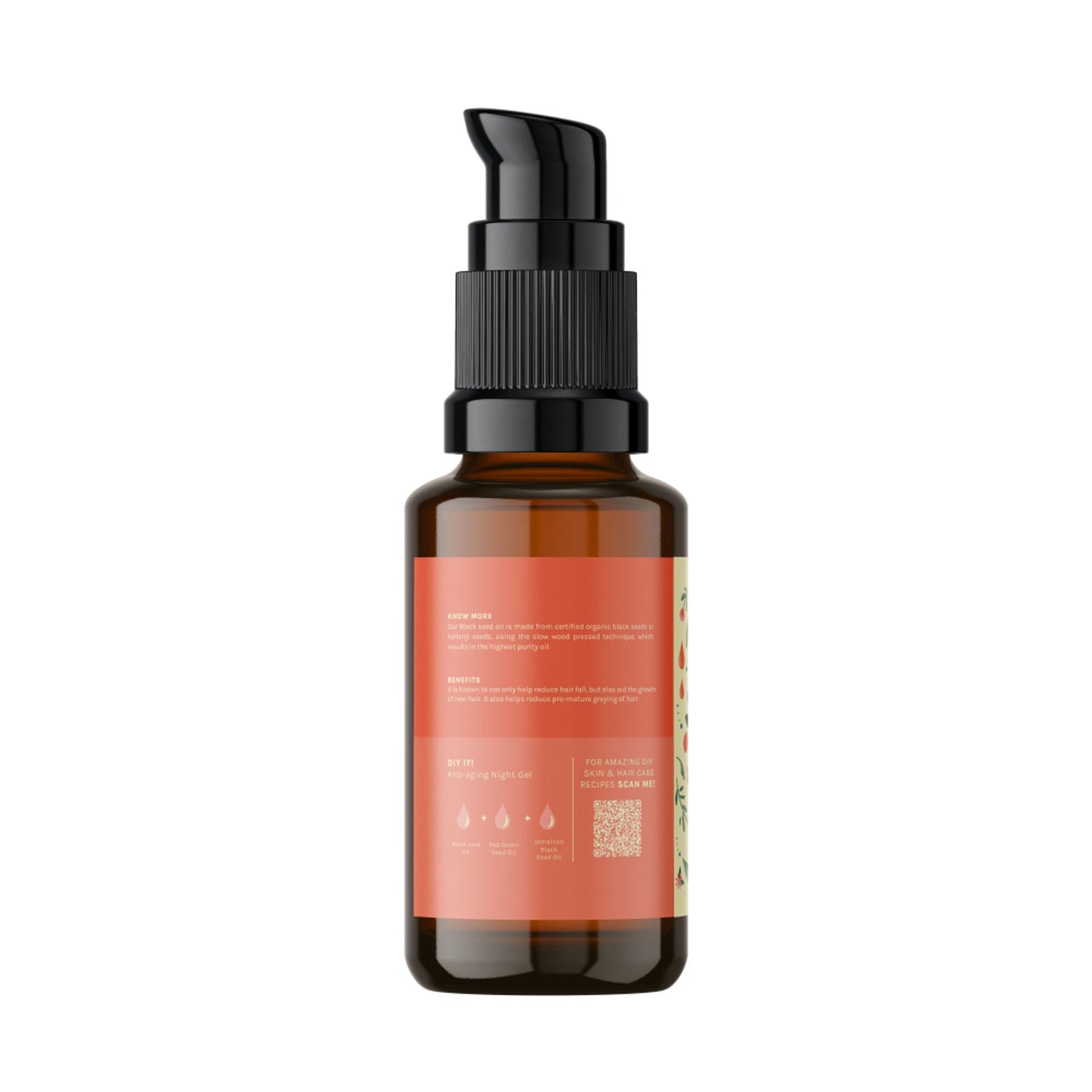 Tattvalogy Cold Pressed Black Seed Oil - Organic, Promotes Hair Regrowth & Adds Volume Naturally