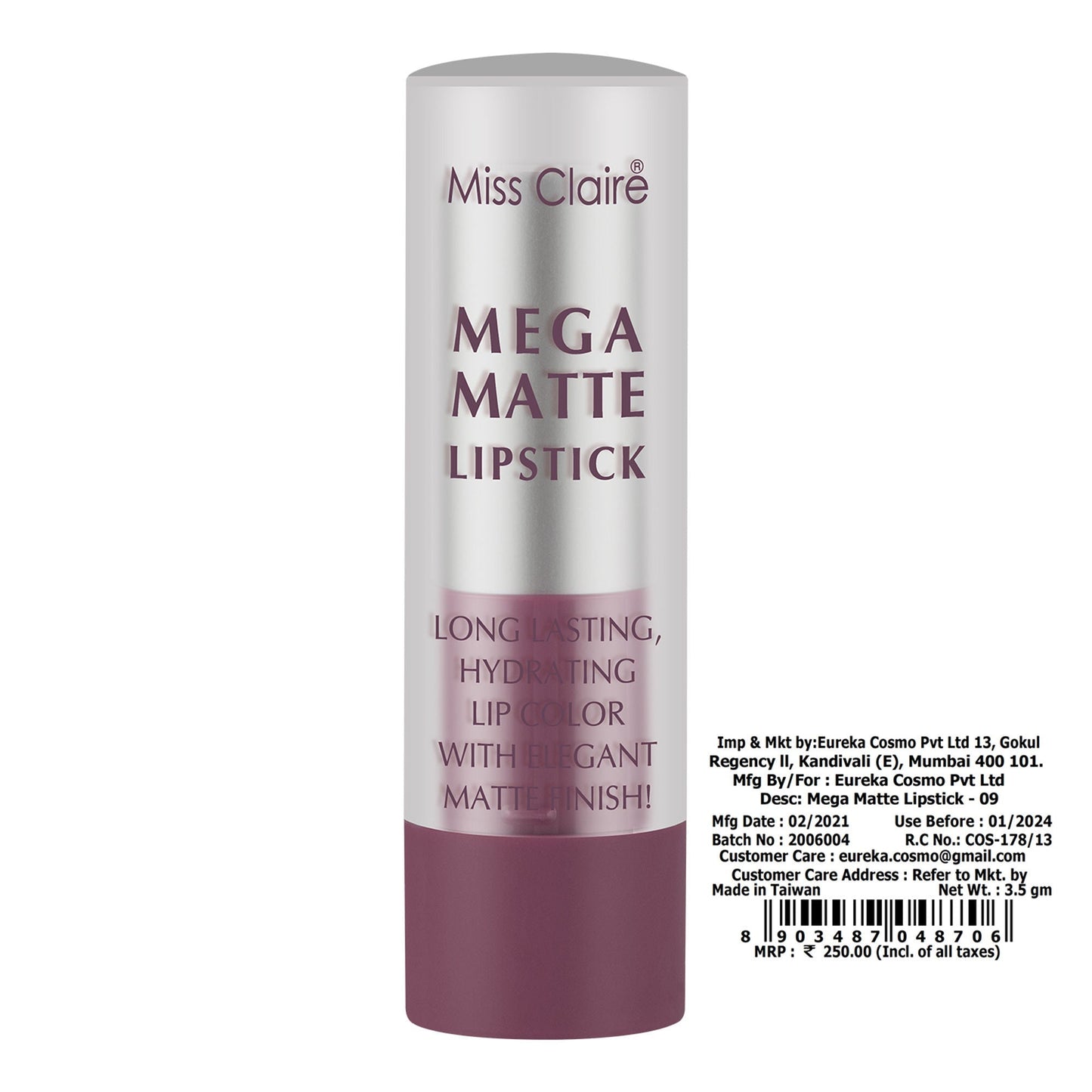 Miss Claire Mega Matte Lipstick - 9