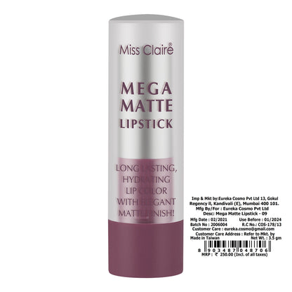 Miss Claire Mega Matte Lipstick - 9