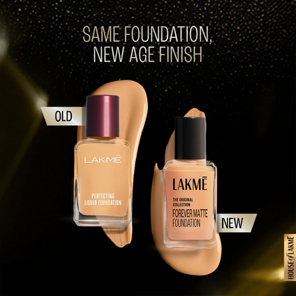 Lakme Forever Matte Foundation For Superior Coverage - Resist Pearl