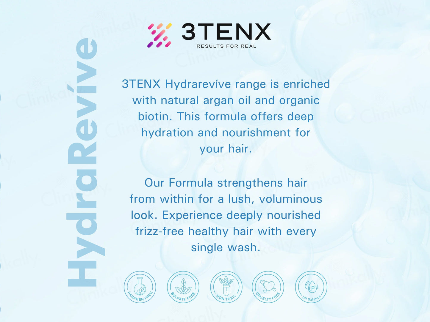 3Tenx HydraRevive Shampoo For Dull & Dehydrated Hair