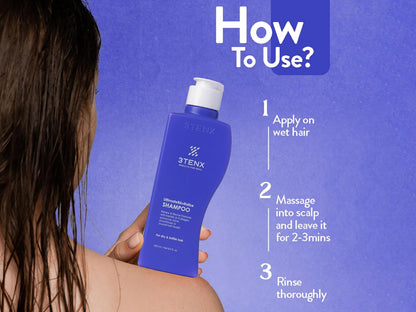 3Tenx Ultimate Revitalize Shampoo For Dry & Brittle Hair