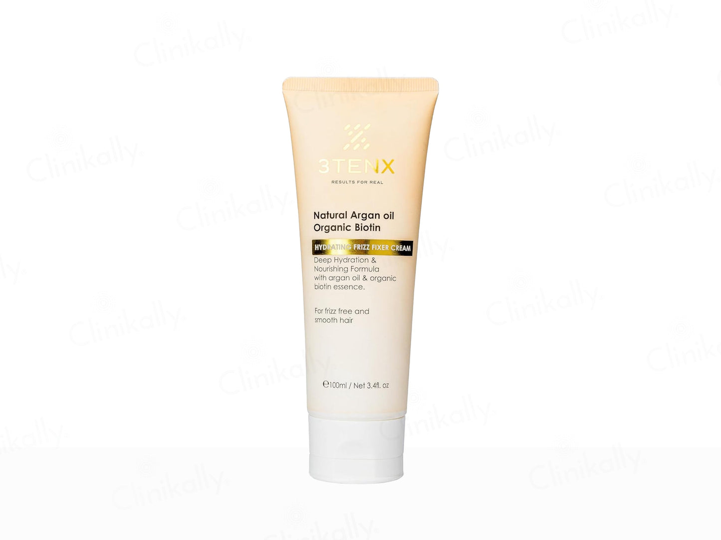 Tube of Argan oil balm on a white background