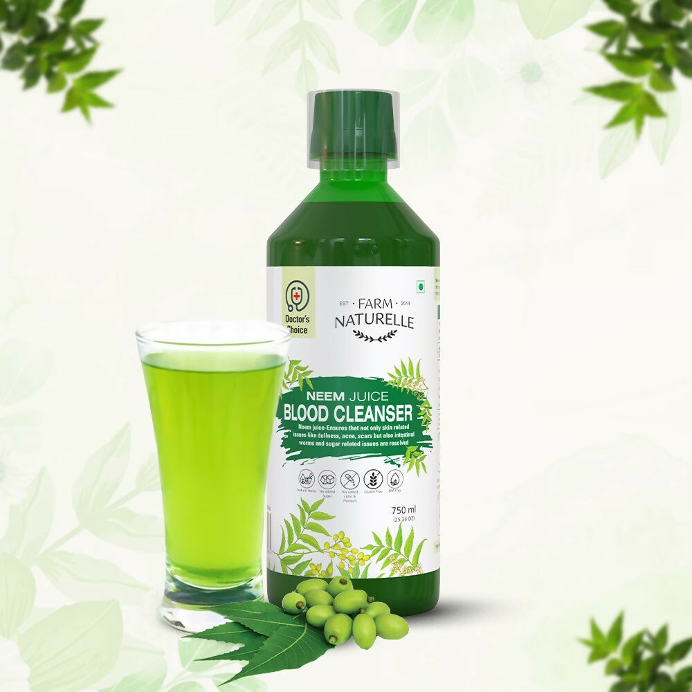 Farm Naturelle Neem Juice - Nature's Power for Detox and Skin Health