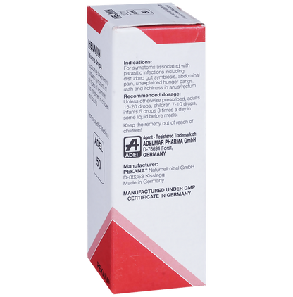 Adel Homeopathy 50 Helmin Worms Drop