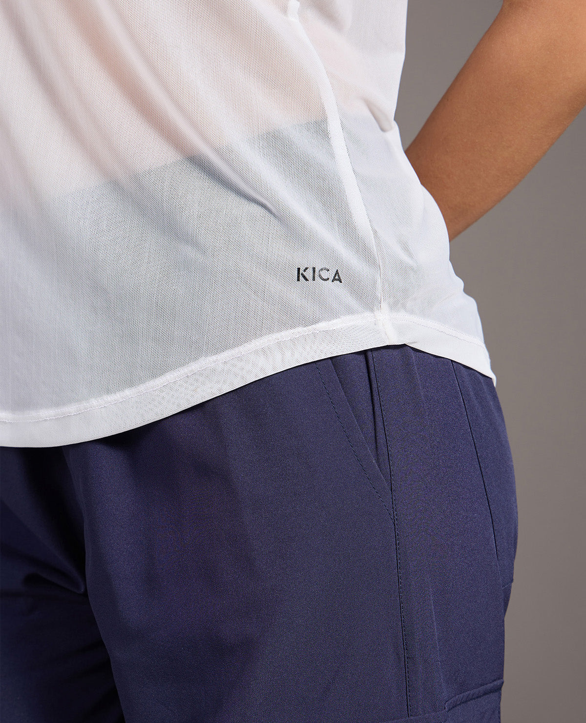 Kica Quick Dry Mesh Sporty Top White