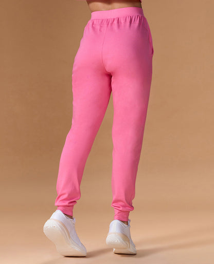Extra Soft Cotton Hoodie and Track Pants Pink