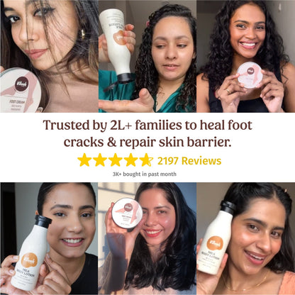 Foot Cream and Body Lotion Combo