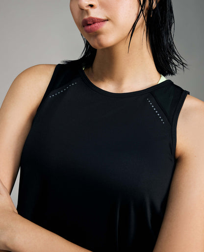 Feather Feel Tank Top Black