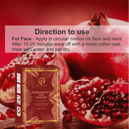 Nuerma Science Pomegranate Peel Organic Powder For Skin & Hair