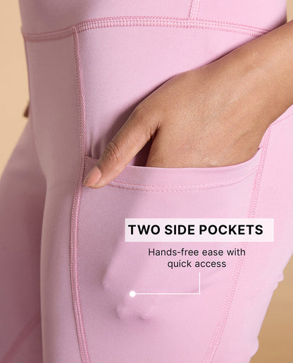 High-Waisted Workout Leggings Pink