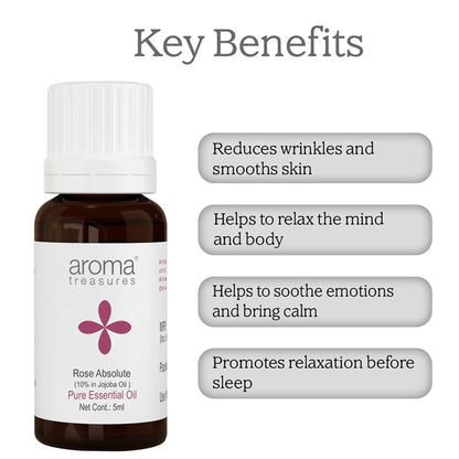 Aroma Treasures Rose Absolute Pure Essential Oil