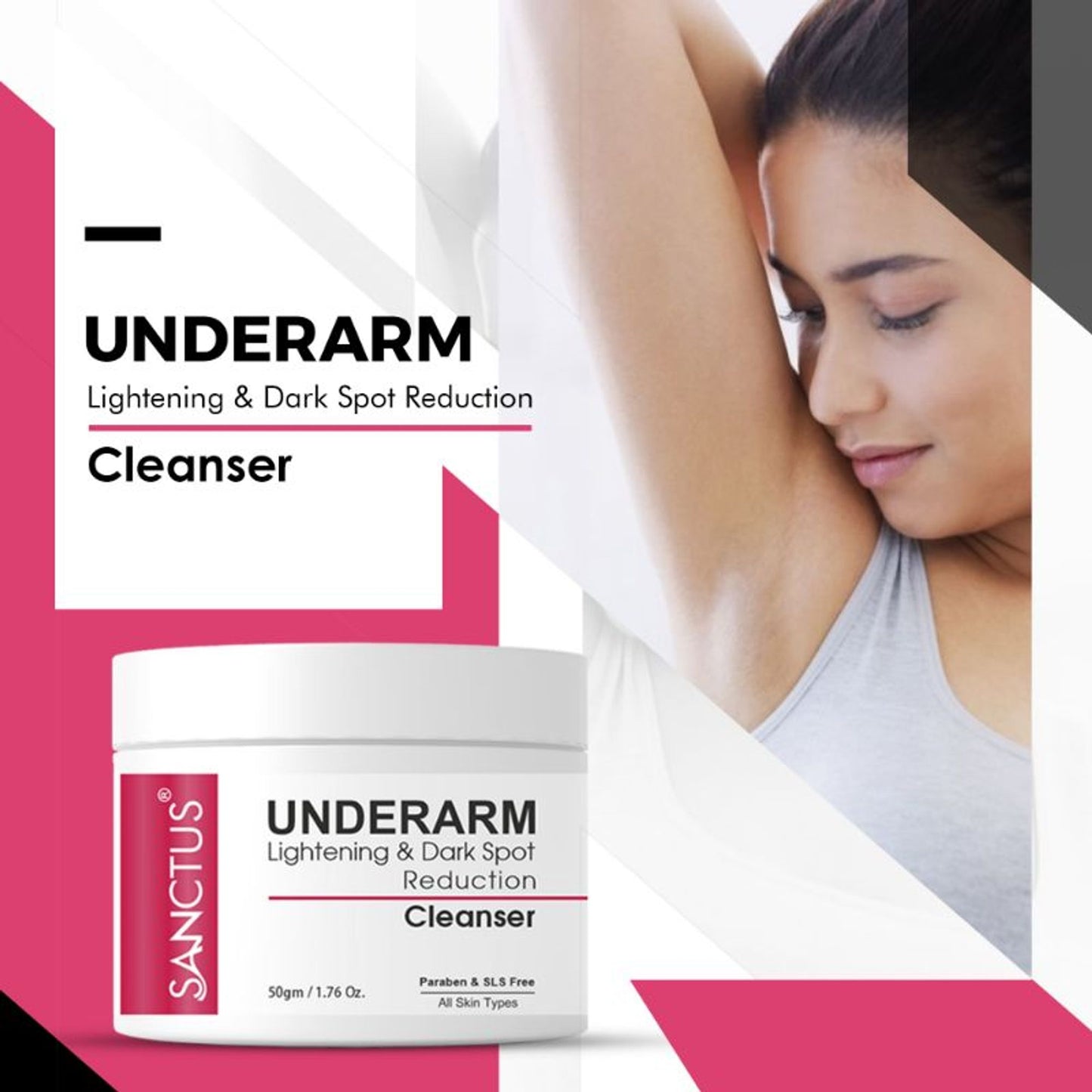 SANCTUS Underarm Lightening & Dark Spot Reduction Cleanser
