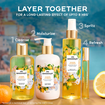 Wanderlust Moisturizing Body Lotion - Summer In Amalfi