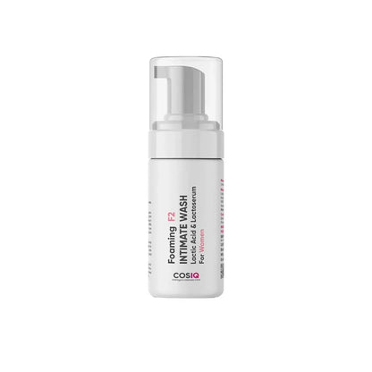 Cos-IQ Foaming F2 Intimate Wash For Women, Hygiene Wash with Lactic Acid & Lactoserum