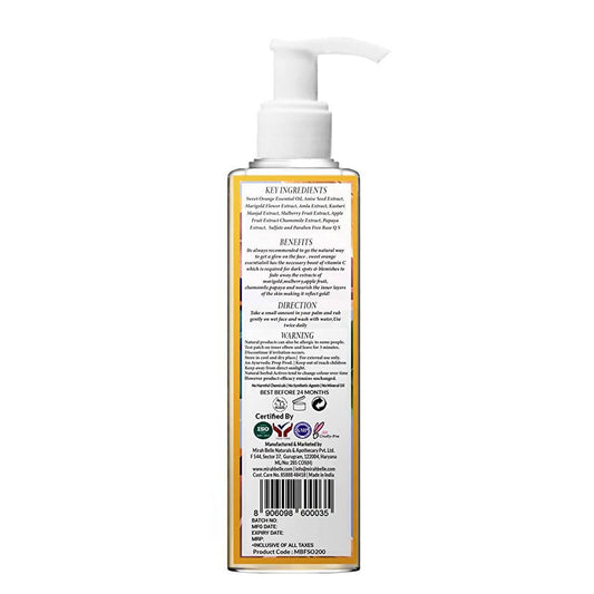 Mirah Belle Sweet Orange Mulberry Skin Brightening Face Wash
