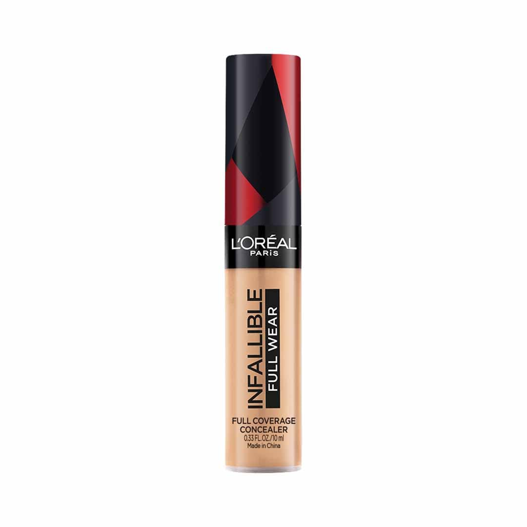 L'Oreal Paris Full Coverage Concealer, High Cover, Waterproof Formula, Long-lasting, For Undereye Circles and Blemishes, For Highlighting and Contouring, Infallible, Shade: 317, 10g