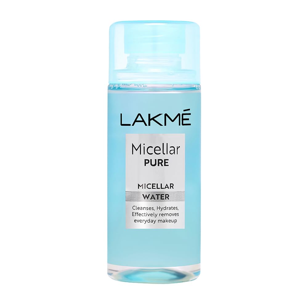 Lakme Micellar Water: Hydrating & Soothing Face Cleanser | Gentle Makeup Remover, Micellar Cleansing Water 200ml